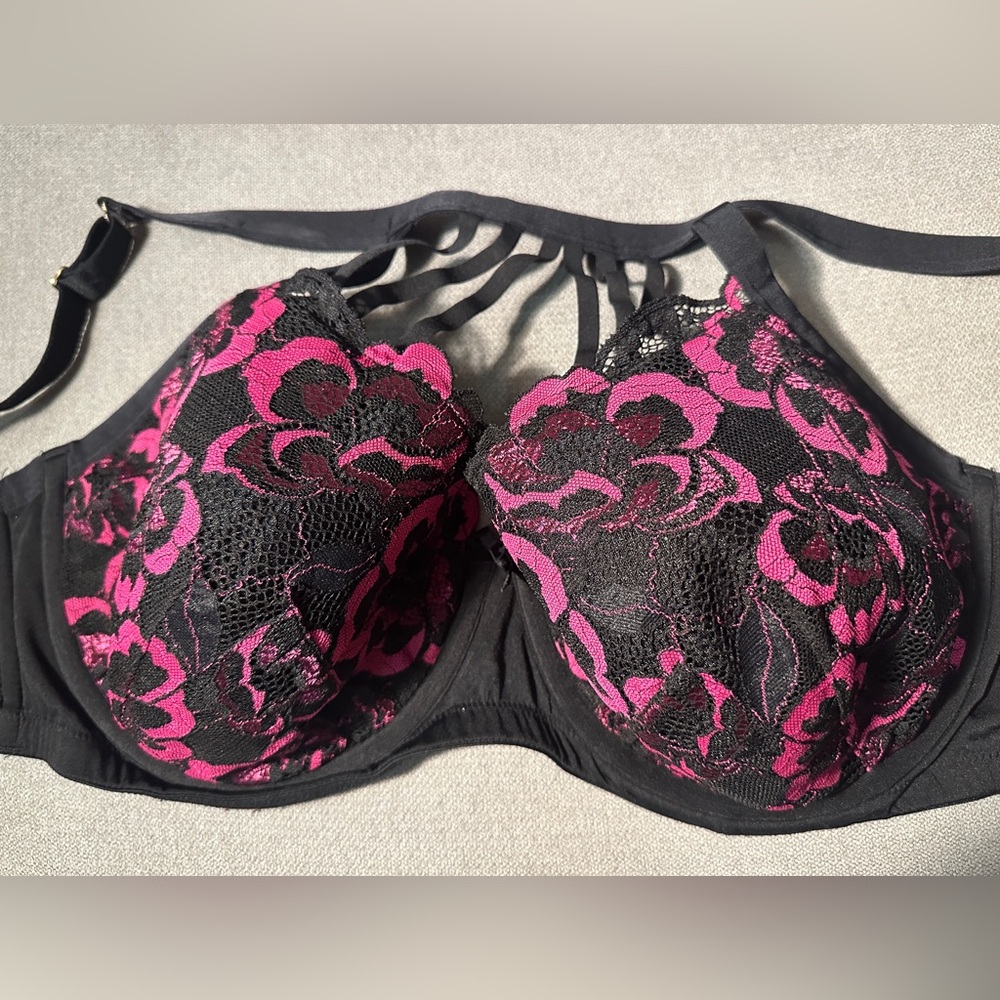 High-Neck Lightly Lined Balconette Bra